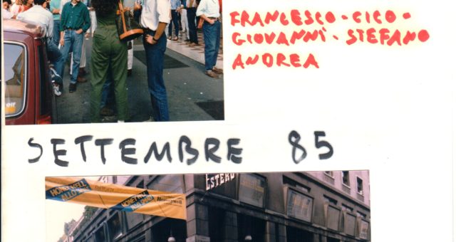 Settembre 1985 Milano – Giornale parlato